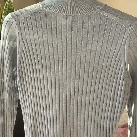 Vince ribbed polo sweater cardigan - Picture 5 of 12